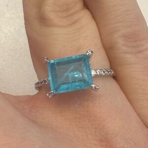 “Elegance in Sparkle” ring size 8, never worn